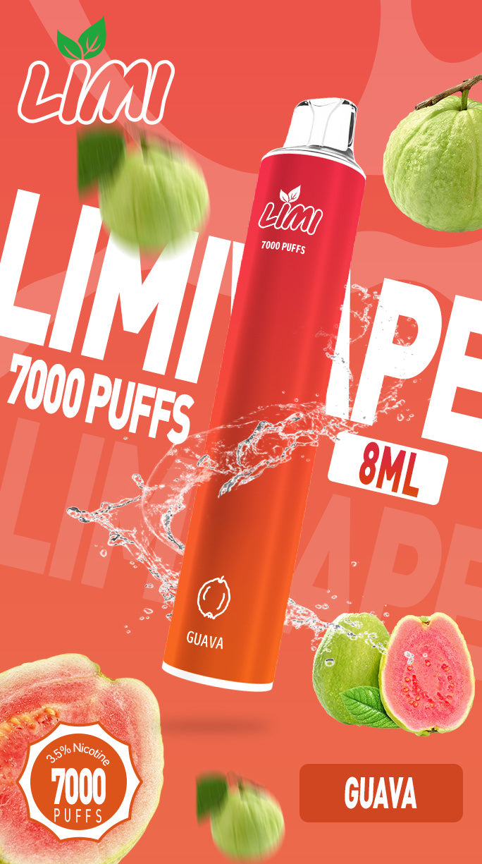 【買10贈1】LIMI拋棄式7000口 一次性電子霧化棒