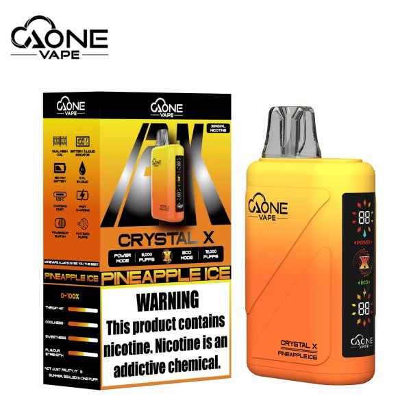 AONE VAPE CRYSTAL X 水晶2代拋棄式 12000口